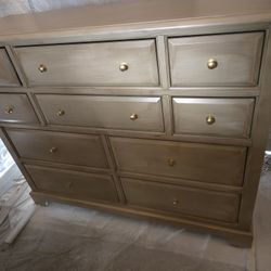 Tan Dresser