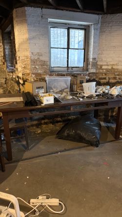 Vintage wood table