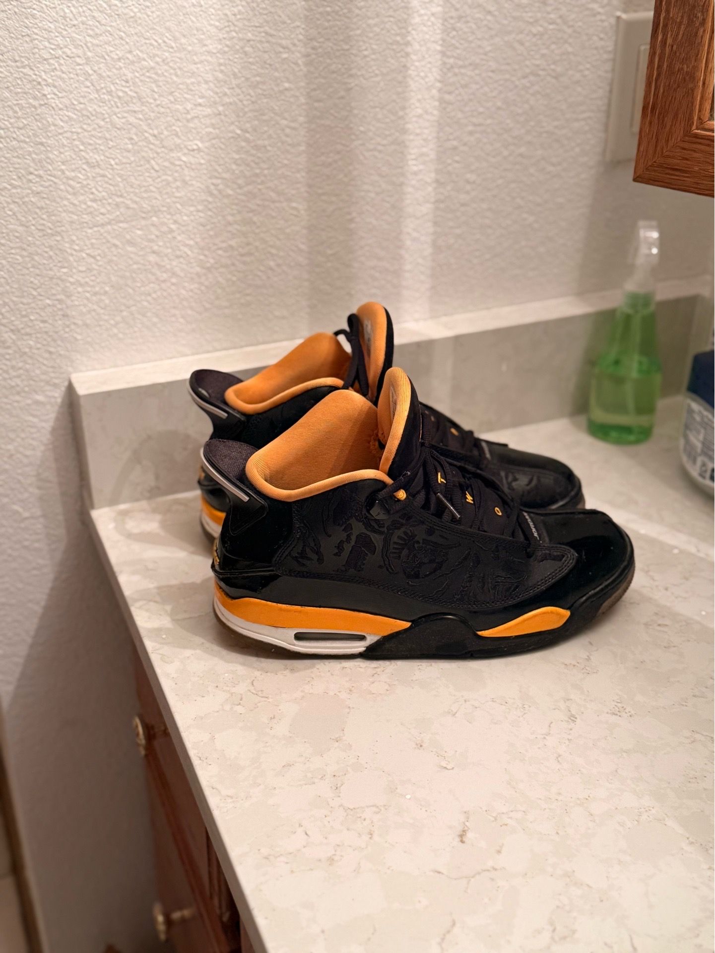Air Jordan Dub Zero Black/Gold Size 8.5