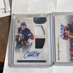 2 Card Rookie Autograph Gu Jersey Lot CalvindeHaan