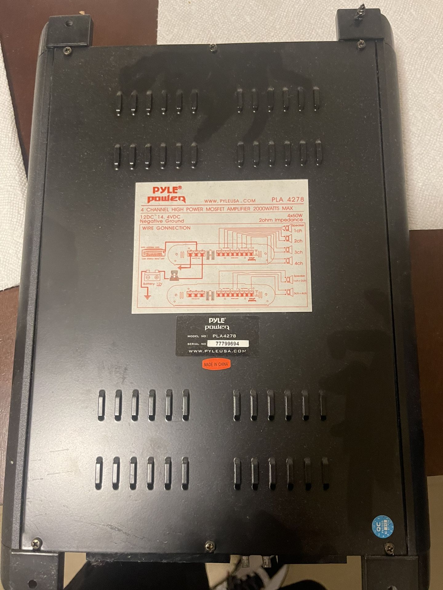 JBL Subwoofer & Pyle Amp Combo