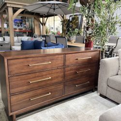 Brown Wood Dresser Marina Del Rey 