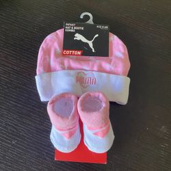 Brand New Baby Cap And Booties