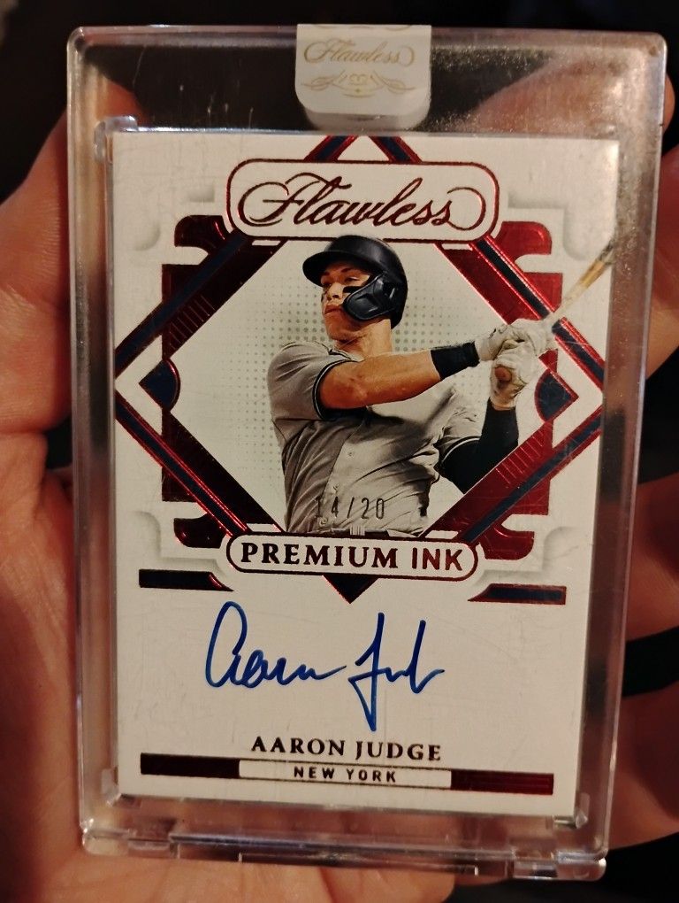 Aaron Judge Auto Autograph Card Flawless New York Yankees /20 Autographed