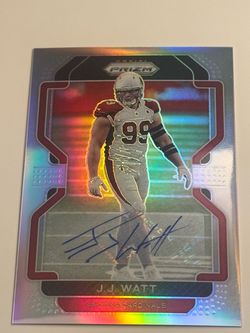 J.J. Watt Panini Prizm Auto Trading Card 2021