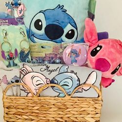 Stitch Plush  Gift Basket 