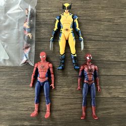 Hasbro Marvel Legends Spider-Man Wolverine Figure Toy Lot