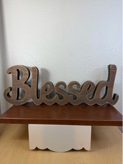 The Carved Blessed Wood Sign