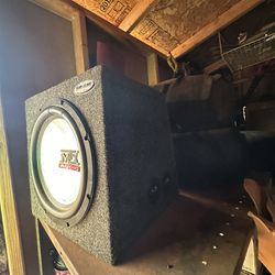 subwoofer and box 12in