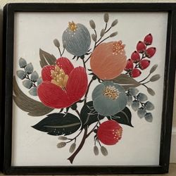 Tropical floral paintings