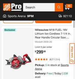 Milwaukee circular saw