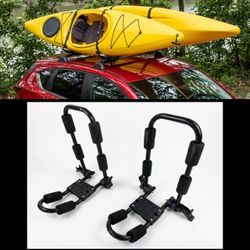 Adjustable Collapsible J-Hooks for Kayak and Paddle Board