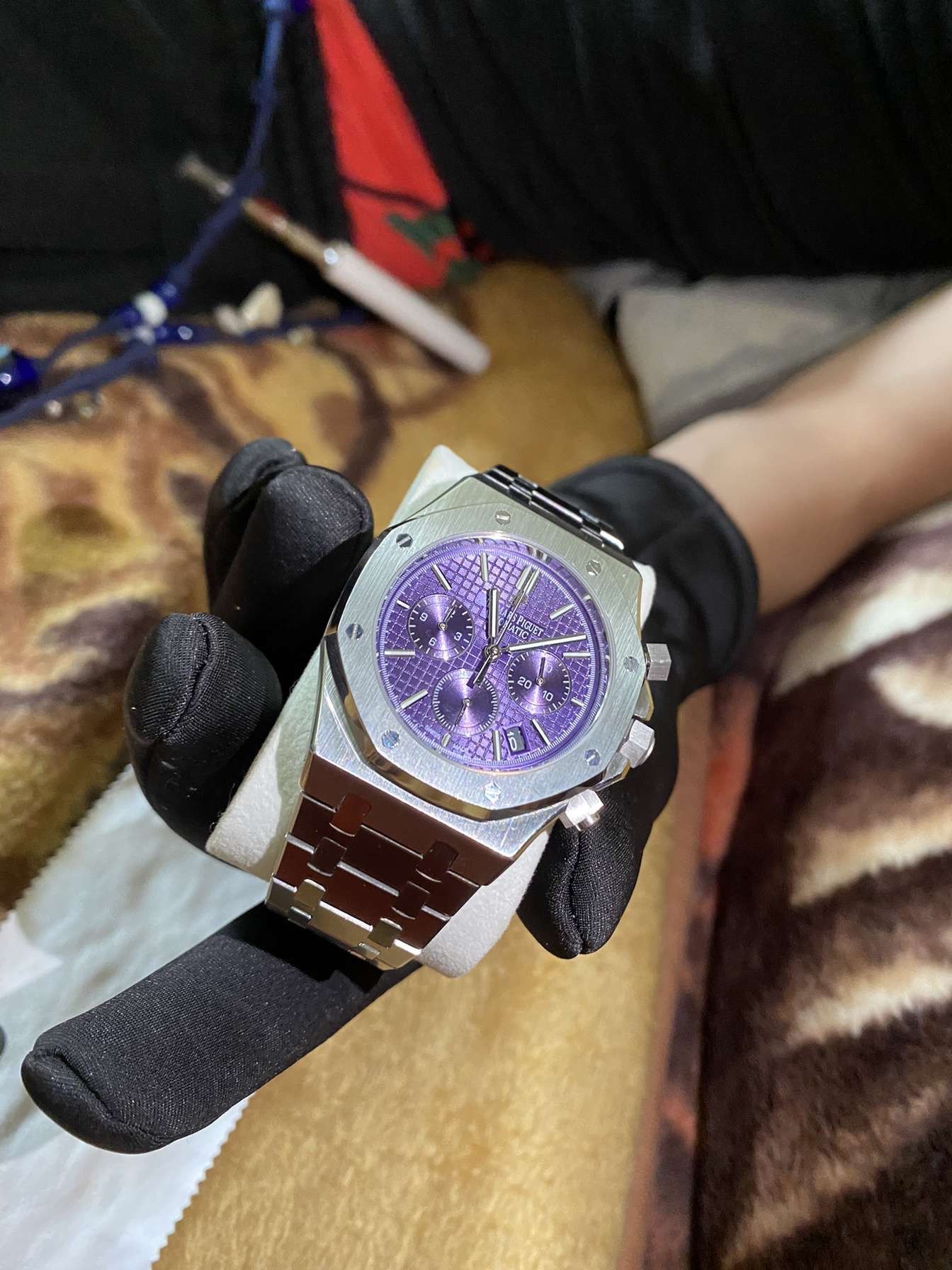 Audemars piguet AP Silver And Purple