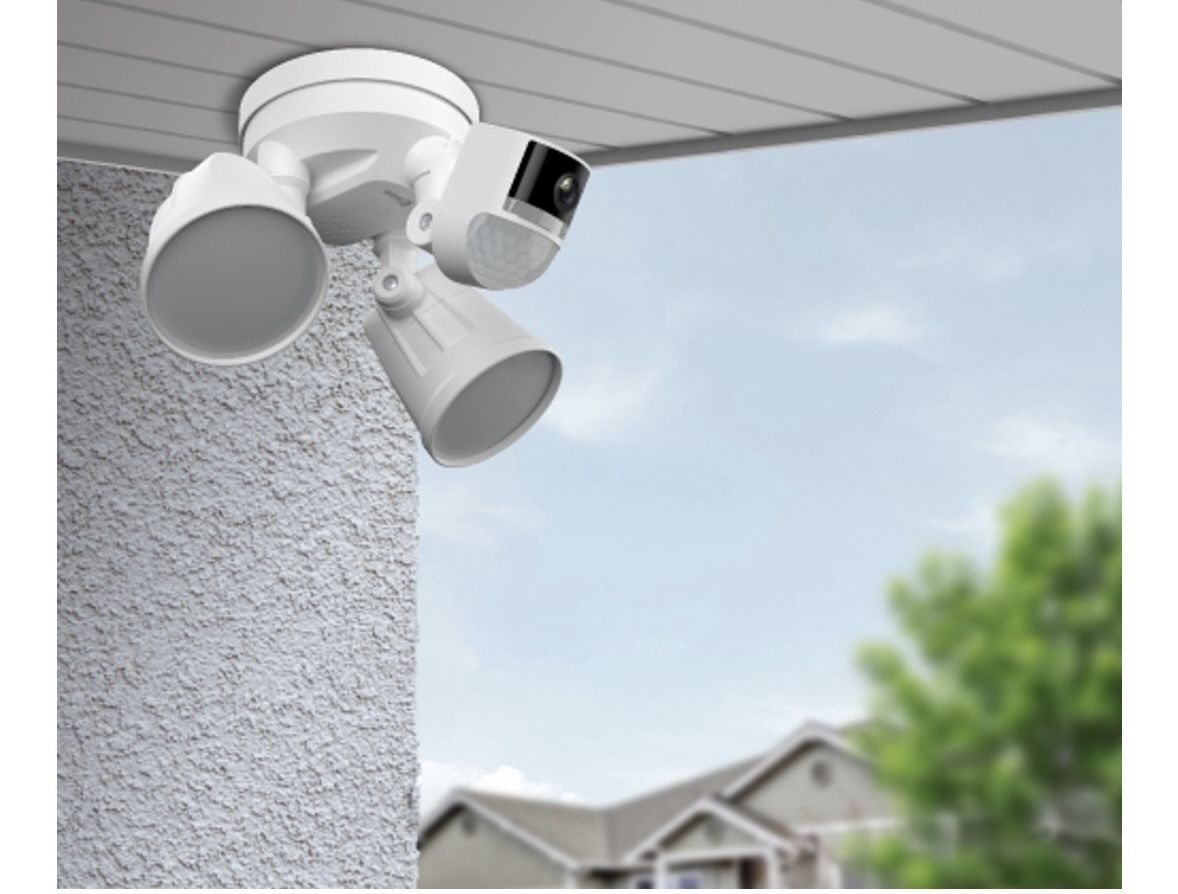 Swann Outdoor Floodlight 4K Wired Security Surveillance Camera