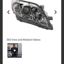 2007-2009 Toyota Camry CE/LE/XLE Headlight Assembly (Front Passenger side)