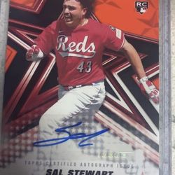 Sal Stewart Auto /25 Orange 