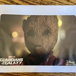 Disney Movie Club Baby Groot GoG Vol. 2 Lithograph
