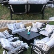 Patio Outdoor Furniture Set Sunbrella 