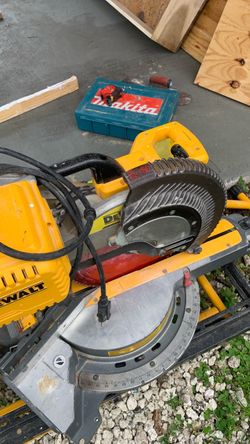Dewalt flex volt 12” slinding saw with table