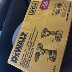 De Walt .drill/driver/impact Driver Combo Kit 