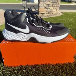 Nike Fly By Mid 3 Basketball Shoes Men's Size 12 Black White DD9311-003 NEW