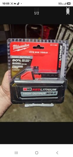 Milwaukee M18 RedLithium High Output XC6.0 Battery