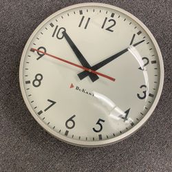 Dukane Vintage School Clock 