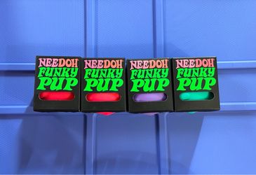 Needoh Funky Pups - Pink, Purple, Teal