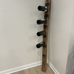 Rustic Reclaimed Wine Bottle Rack