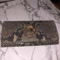 Michael Kors Snake Print Wallet 