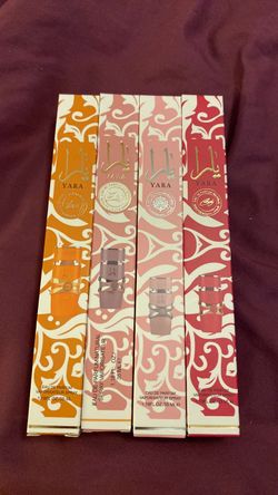 Yara perfume purse travel bottles set of 4