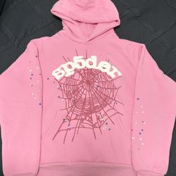 Pink Sp5der Hoodie 