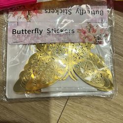 Gold Butterflies