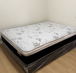 ⚡️FREE DELIVERY⚡️NEW 12” Memory Foam Mattress and Box Spring - Twin Full Queen King Cal King 🛏️😴