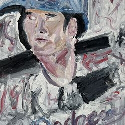 Dodgers Collectible Ohtani Painting Art