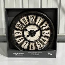 NEW 15.5” Bronze Wall Clock