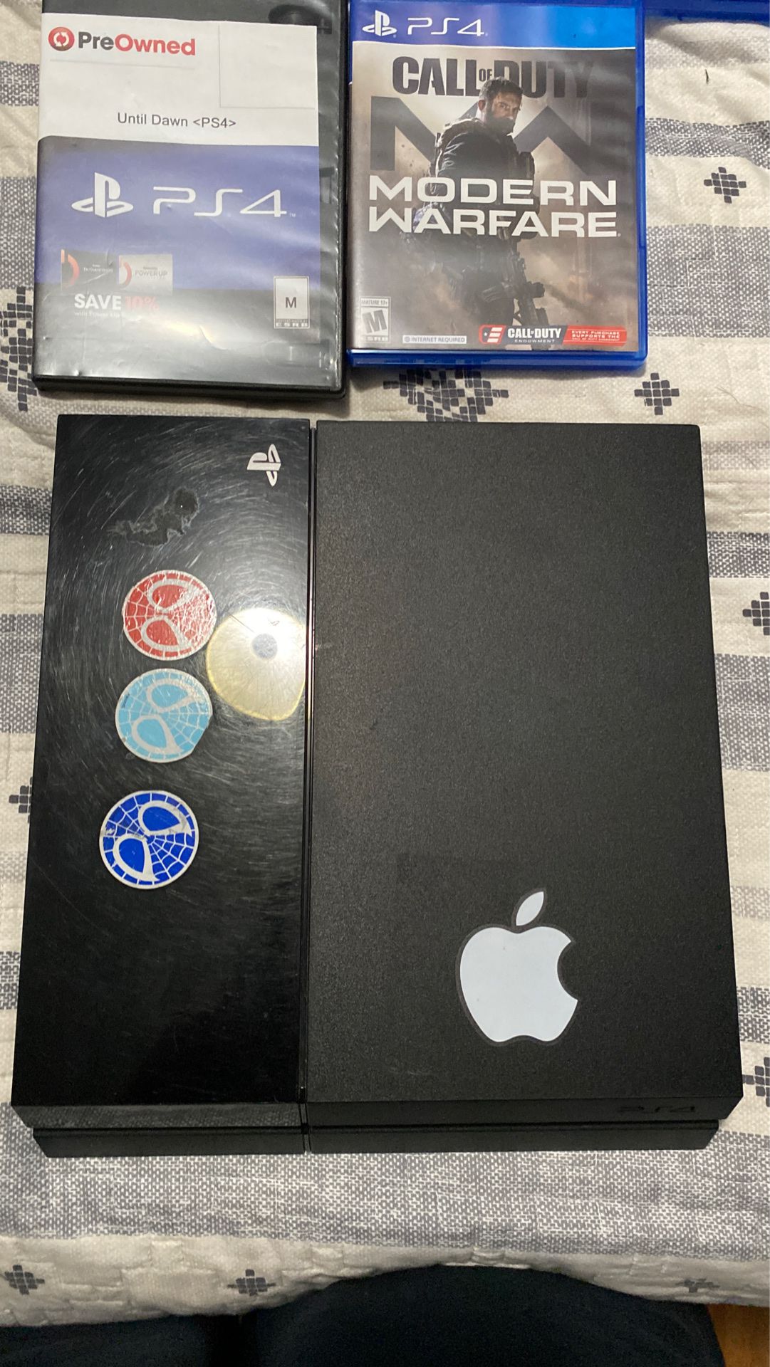 PS4 (All Cords, 2 Controllers & 5 Games)