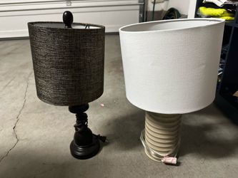 2 small lamps for sale