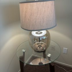 Lamp with Glass Table (2)