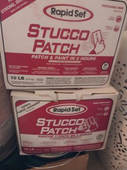 Stucco Patch New 3 For 50.00