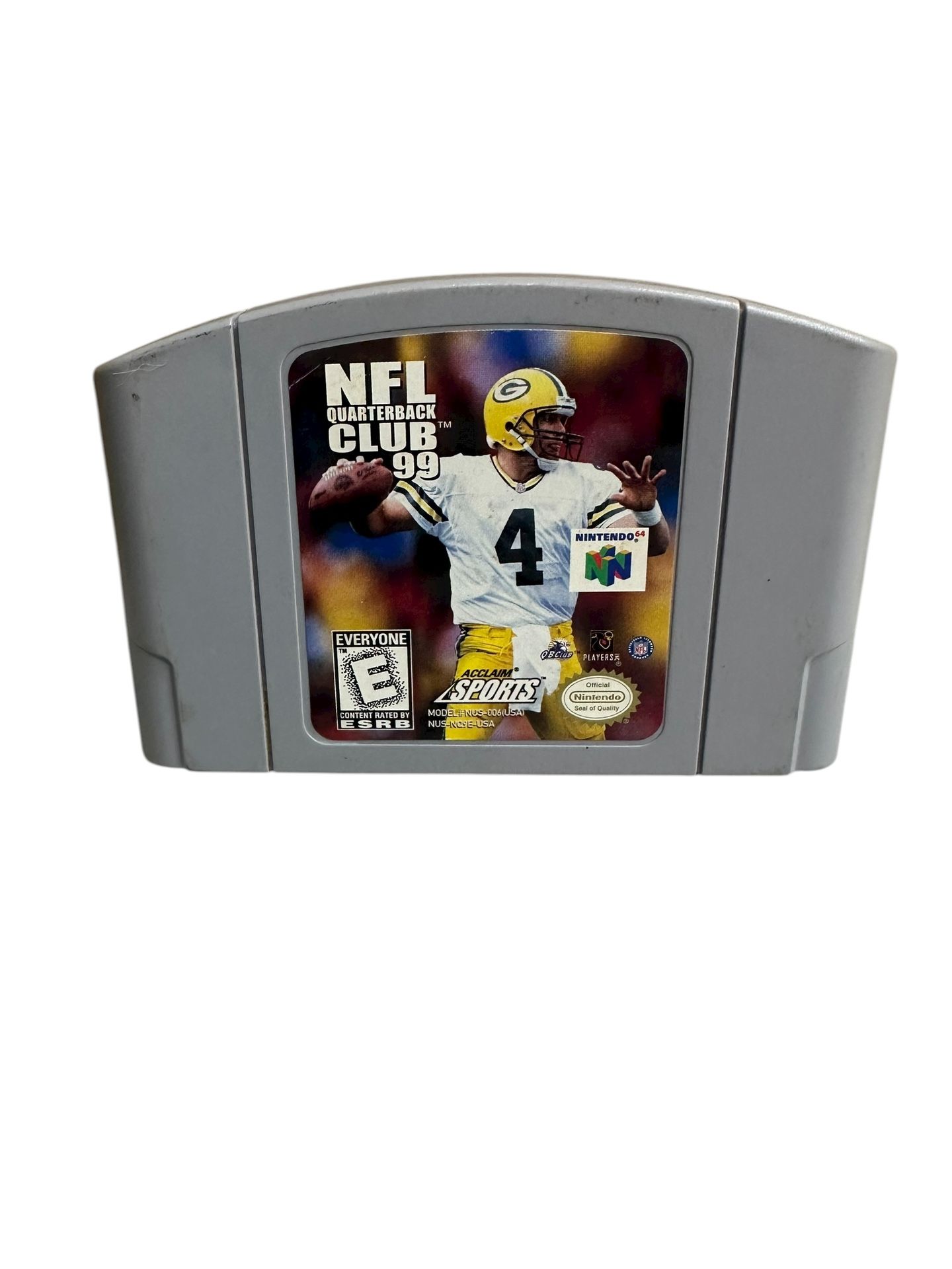 NINTENDO 64 NFL QUARTERBACK CLUB 99 Cartridge Only