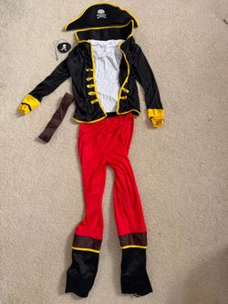Kids Pirate Halloween Costume Set, size 10