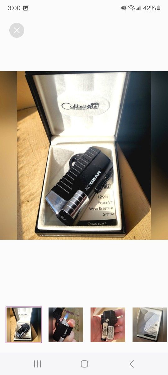 Colibri Lighter Torch New In Box