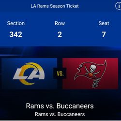 Los Angeles Rams vs Buccaneers 