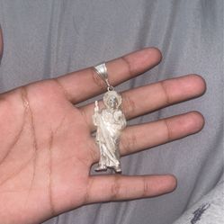 Silver Saint Jude Pendant 