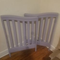 FRESHLY PAINTED SIDE RAILINGS FOR BABY CACHE!