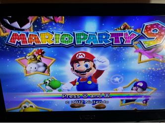 Nintendo Wii Mario Party 9 Complete
