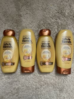 Garnier whole blends honey treasures shampoo conditioner bundle