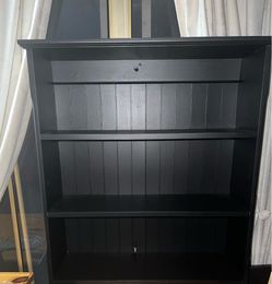 SOLID WOOD BLACK SHELF