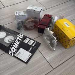 bunch of car parts 
